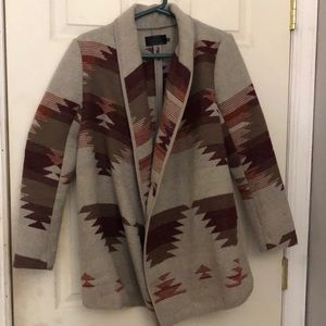 Comfy Tribal Print Sweater/Jacket